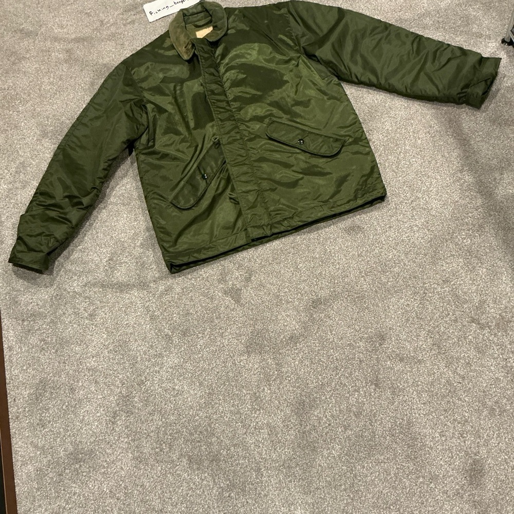 Vintage US Navy USN Extreme Cold Weather Impermeable Deck Jacket Men’s Sz Medium